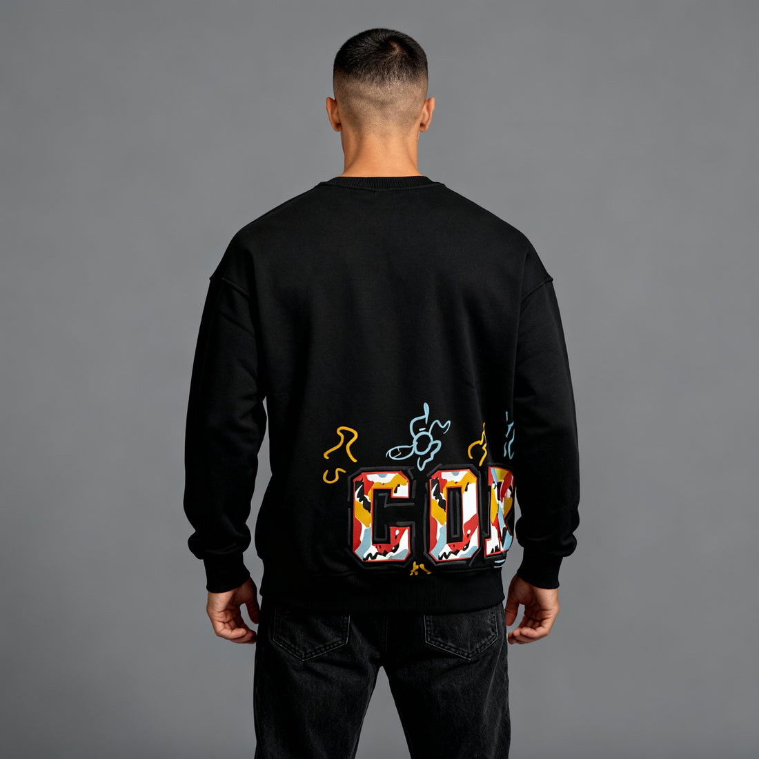 Мъжки суитшърт 'Correct Noir'