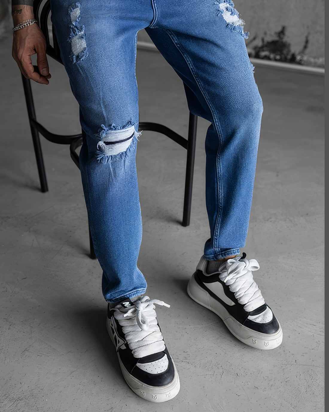 Мъжки дънки 'Urban Blue Distressed'