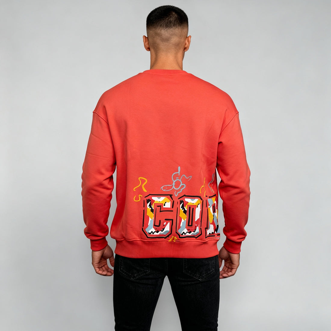 Мъжки суитшърт 'Correct Coral'