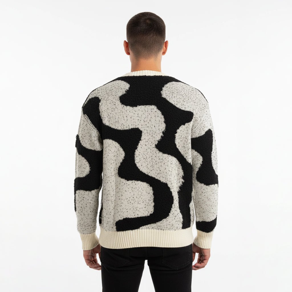 Мъжки пуловер 'Monochrome Haze'