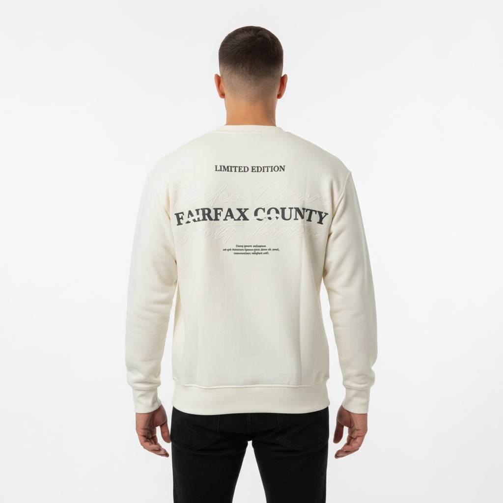 Мъжки oversize суитшърт 'Cream Essence'