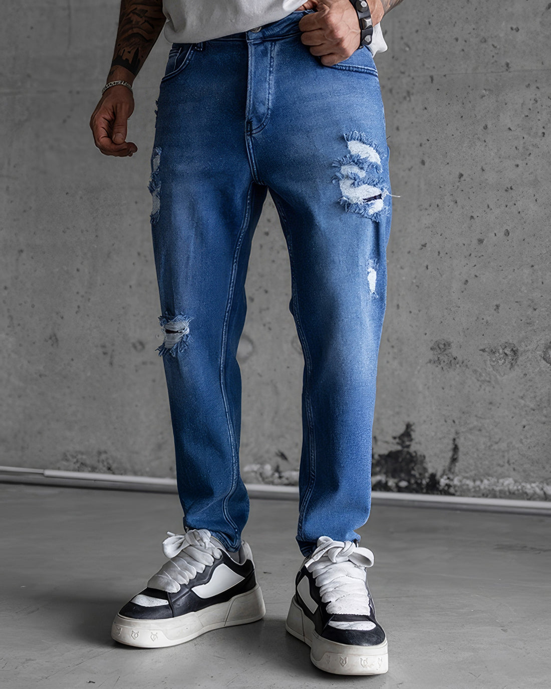 Мъжки дънки 'Urban Blue Distressed'