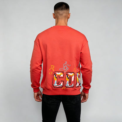 Мъжки суитшърт 'Correct Coral'