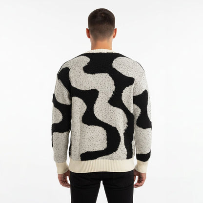 Мъжки пуловер 'Monochrome Haze'