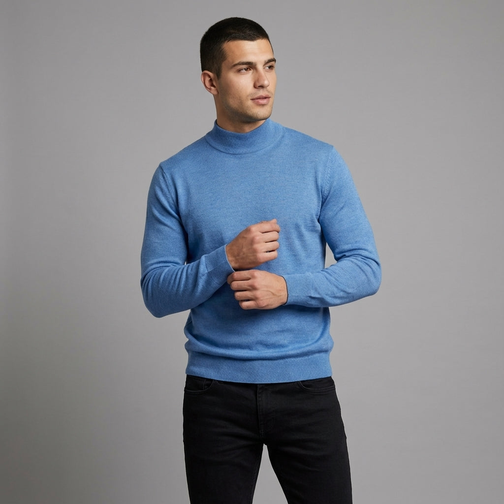 Мъжки плетен пуловер 'Морски Бриз'