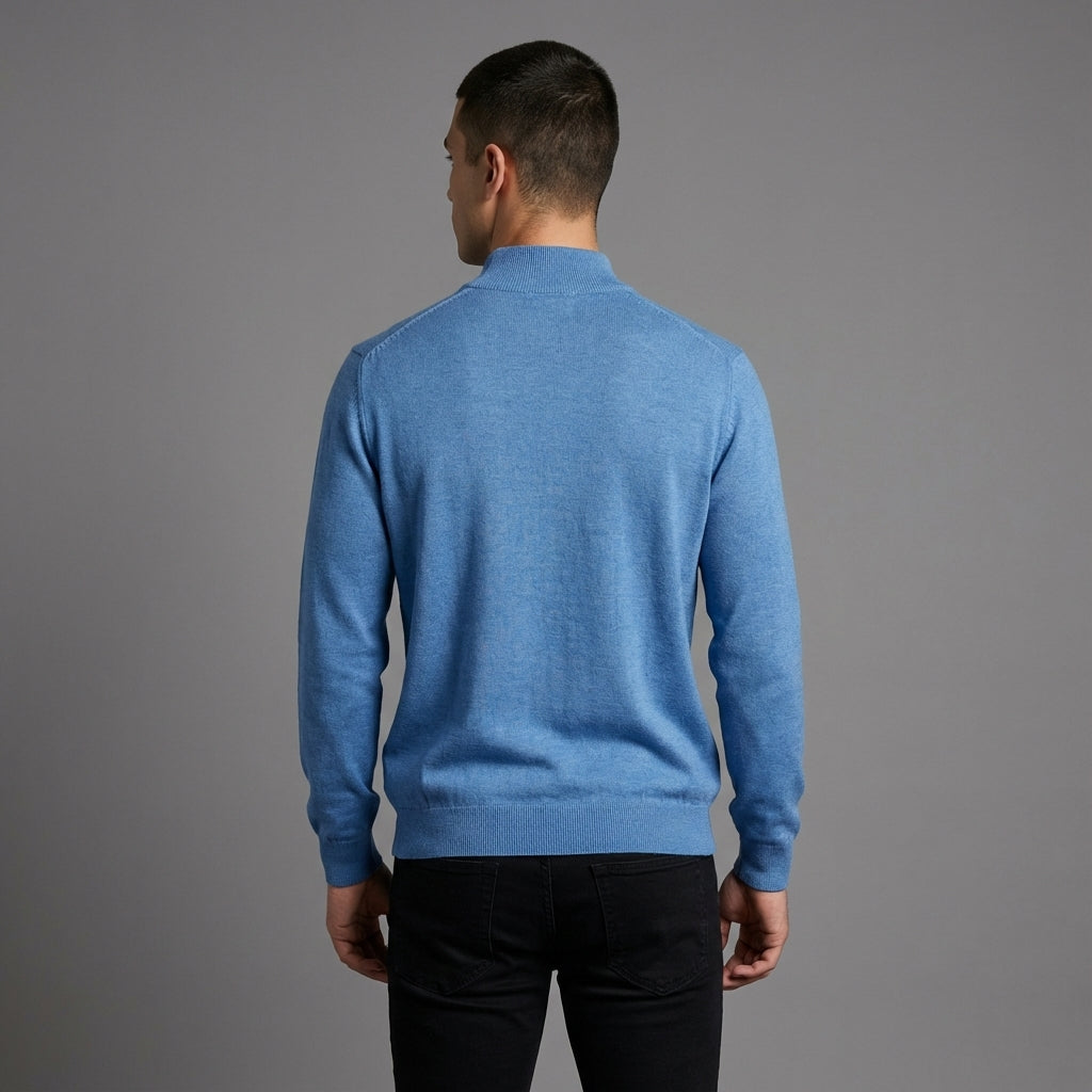 Мъжки плетен пуловер 'Морски Бриз'