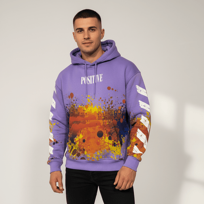 Мъжки суитшърт 'Violet Pulse'