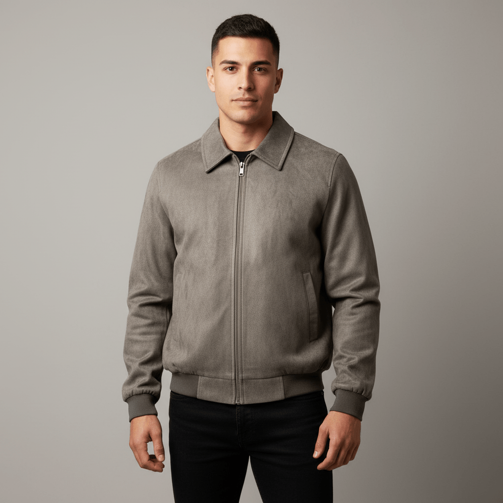 Мъжко велурено яке 'Graphite Touch'