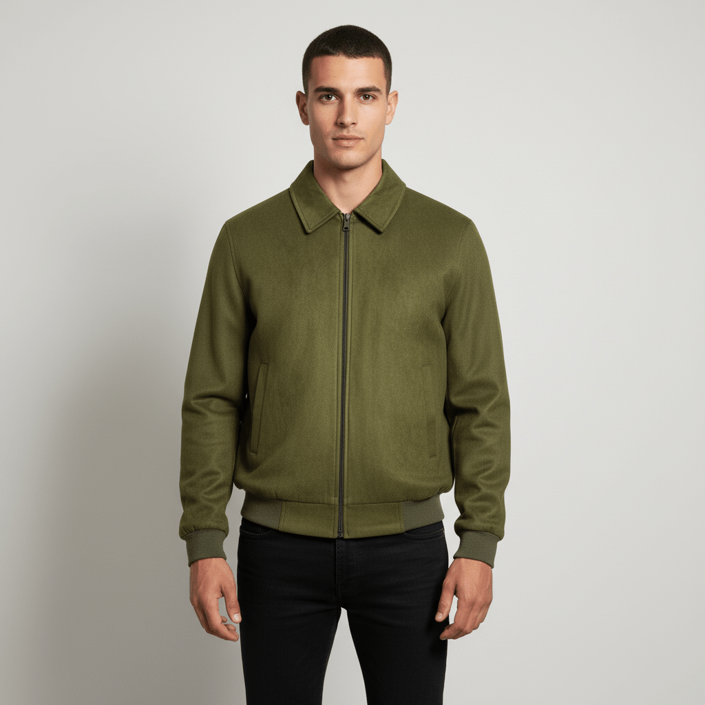 Мъжко велурено яке 'Olive Drifter'