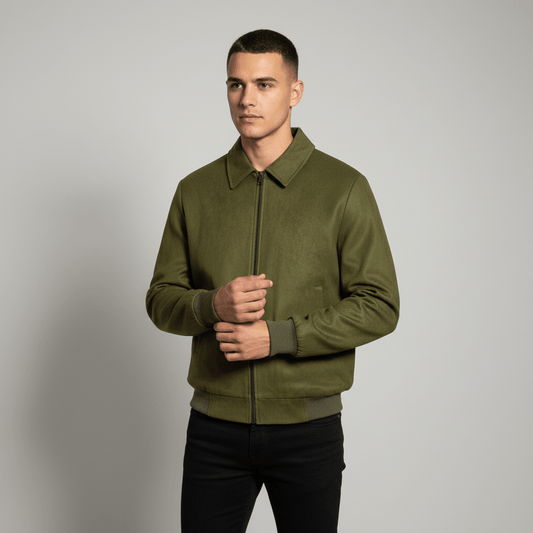 Мъжко велурено яке 'Olive Drifter'