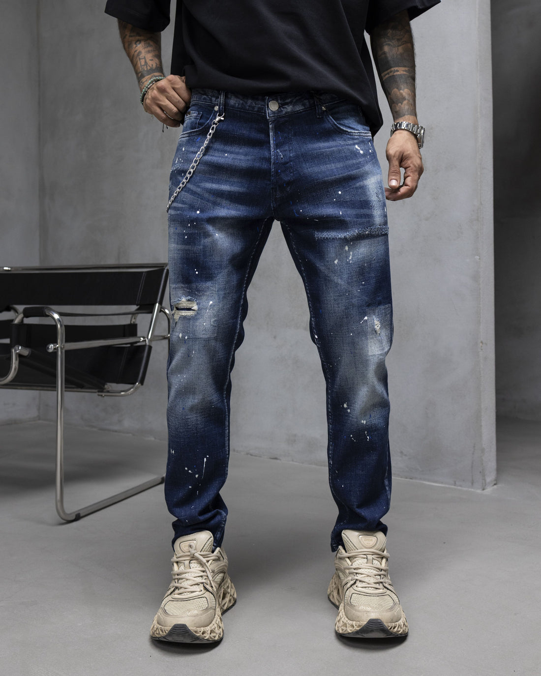 Мъжки дънки 'Deep Indigo Splash'