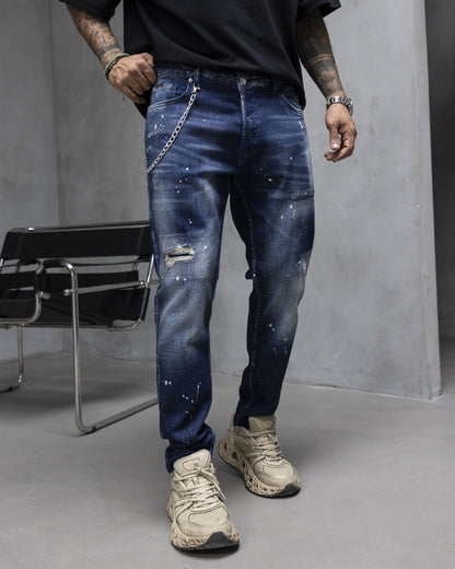 Мъжки дънки 'Deep Indigo Splash'