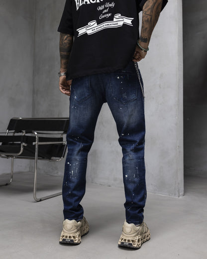 Мъжки дънки 'Deep Indigo Splash'