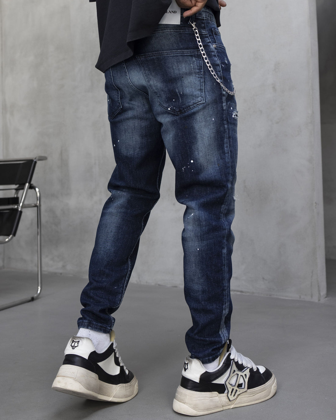 Мъжки дънки 'Navy Street Splatter'